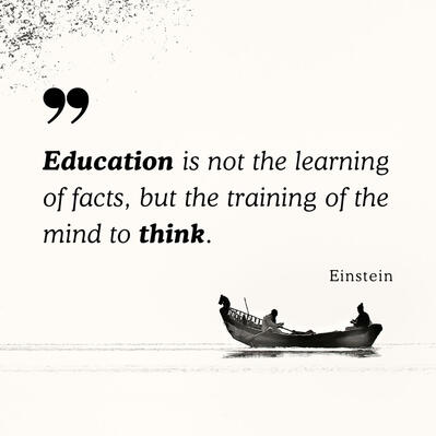 A quote by Einstein Don't just learn theories. Learn how to apply them. Don't just memorize. Learn how to think.